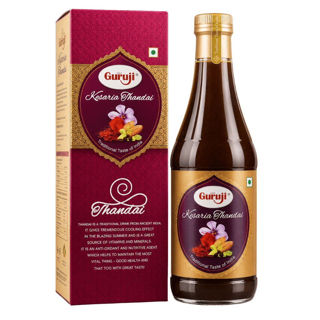 Guruji Kesaria Thandai 750 ml buy online USA - 1